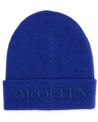 McQueen - Hat With Logo - Lyst