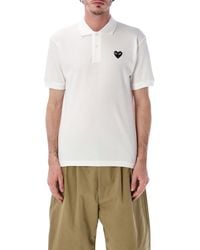 COMME DES GARÇONS PLAY - Heart Polo - Lyst