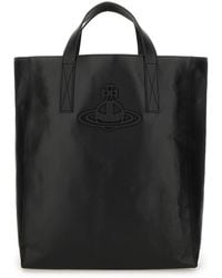 Vivienne Westwood - Leather Medium Sarah Shopping Bag - Lyst