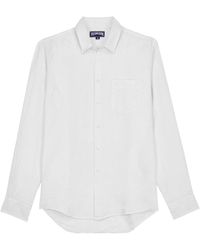 Vilebrequin - Linen Shirt With Essential Silhouette - Lyst