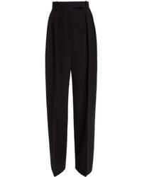 KHAITE - High Waist Plooibroek - Lyst