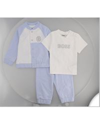 BOSS - Set Tuta Sportiva E T Shirt Con Monogrammi Doppia B - Lyst