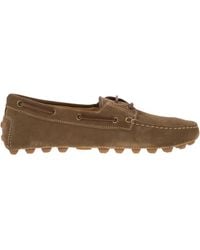 Tod's - Rubber Bubble Suede Boat - Lyst