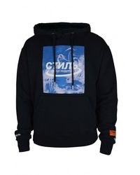 Heron Preston - Cotton Hoodie With Pelican Graphics - Lyst