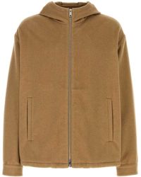 Prada - Camel Jacket - Lyst