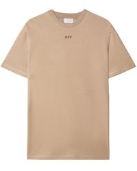 Off-White c/o Virgil Abloh - Logo Baumwoll -T -Shirt - Lyst
