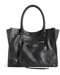 Balenciaga - Le City Mini Leather Tote Bag - Lyst