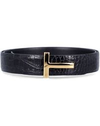 Tom Ford - Riemen Zwart - Lyst