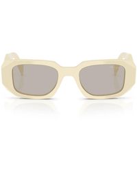 Prada - Zonnebril Pr17 Ws 21 D5 J2 Wit/lichtbruin Unisex - Lyst