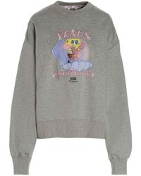 Gcds - 'Venus' Felpe Grigio - Lyst