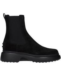 Tod's - Suede Ankle Boots - Lyst