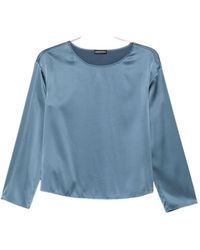 Emporio Armani - Top Con Maniche A 3/4 - Lyst