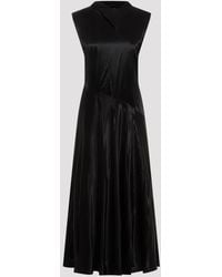 Jil Sander - Cupro Long Dress - Lyst