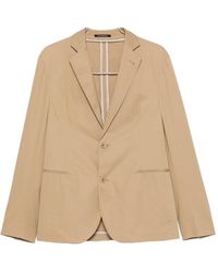 Emporio Armani - Cotton Single Breasted Suit - Lyst