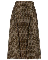 Fendi - Gonna - Lyst