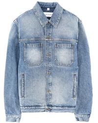 Off-White c/o Virgil Abloh - Denim Jacket With Print - Lyst