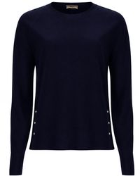 Herno - Maglia Con Bottoni Laterali - Lyst