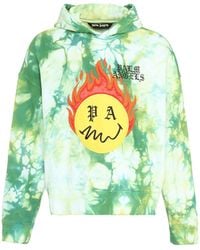 Palm Angels - Hoodie Patch Sweatshirt - Lyst