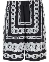 Versace - Silk Shorts - Lyst