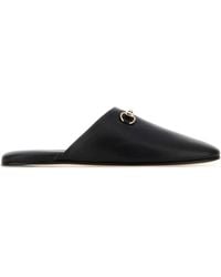 Gucci - Nappa Leather Slippers - Lyst