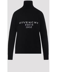 Givenchy - Wool High Neck Sweater - Lyst