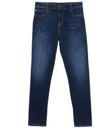 Emporio Armani - Skinny Denim Cotton Jeans - Lyst