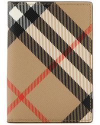 Burberry - Printed Canvas Card Holder - Lyst
