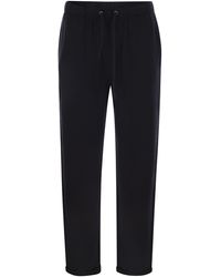 Majestic - Trousers With Drawstring Waist - Lyst