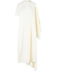 Coperni - Witte Viscosemix Jurk - Lyst