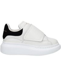 McQueen - Idee Regalo Sneakers Kids Uomo Pelle Bianco/Nero - Lyst