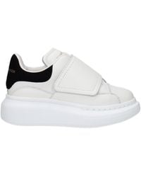 McQueen - Geschenkideen Sneaker Kinder Männer Leder weiß/schwarz - Lyst