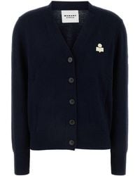 Isabel Marant - Isabel Marant Etoile Midnight Cotton Blend Karina Cardigan - Lyst
