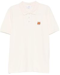 Maison Kitsuné - Fox Head Cotton Polo Shirt - Lyst