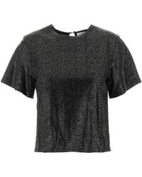 GIUSEPPE DI MORABITO - Embellished Viscose T-Shirt - Lyst