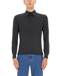 ZEGNA - Cashmere Polo Shirt - Lyst