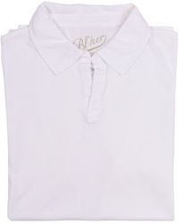 Bl'ker - Polo Manica Corta Hamptons Senza Bottoni Jersey - Lyst