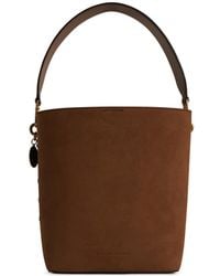 Stella McCartney - Bolsa Crossbody de gamuza marrón 'suave' de Stella Mc Cartney - Lyst