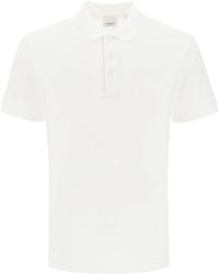 Burberry - Eddie Polo -shirt In Organisch Piqué - Lyst