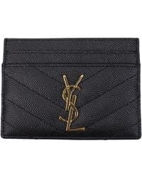 Saint Laurent - Document Holder Leather - Lyst