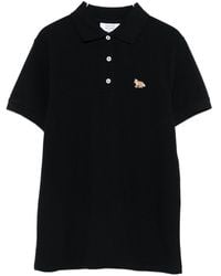 Maison Kitsuné - Baby Fox Cotton Polo Shirt - Lyst