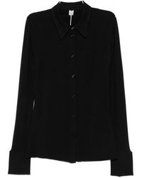 TOTEME - Slim Solid Shirt - Lyst