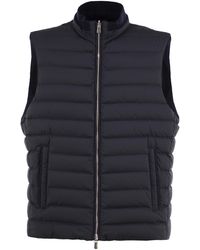 Fedeli - Reversible Cashmere And Technical Quilted Gilet - Lyst
