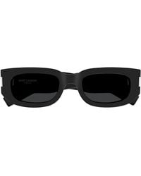 Saint Laurent - Round Zonnebrillen Sl 697 001 - Lyst