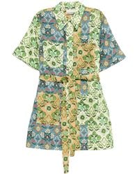 ALÉMAIS - Ali Spliced Mini Dress - Lyst