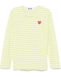 COMME DES GARÇONS PLAY - U T-Shirt Emblem Knit - Lyst