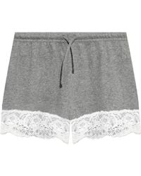Vetements - Shorts Con Ribete De Encaje - Lyst