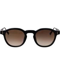 Linda Farrow - Nickel/ Mocha Grad Acetate Sunglasses - Lyst