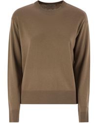Max Mara - Max Mara Eco Crew Neck Sweater - Lyst