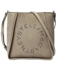 Stella McCartney - Alter Suede Shoulder Bag With Piping Details - Lyst