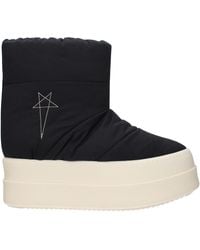Rick Owens - Drkshdw Fabric Ankle Boots - Lyst